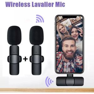K11, double Microphone sans fil Lavalier PLUG-PLAY, Micro Cravate Vlog, Youtube